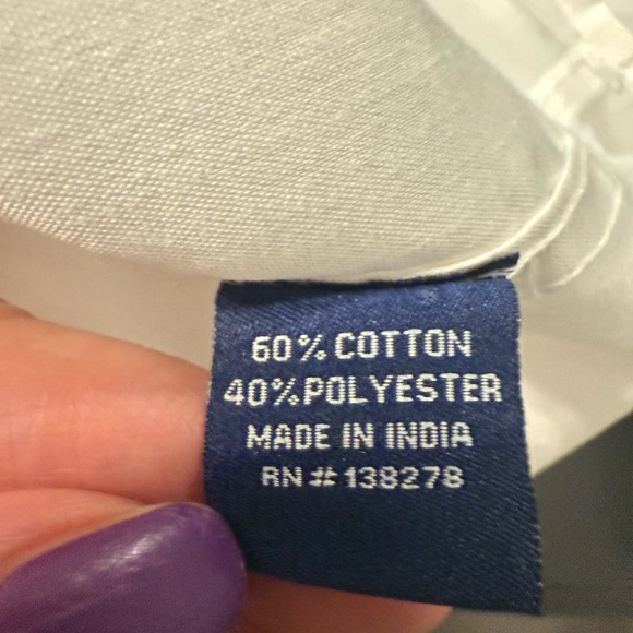 Men’s Attitude Gold short sleeve white button down shirt front pocket Size Large - Picture 10 of 11